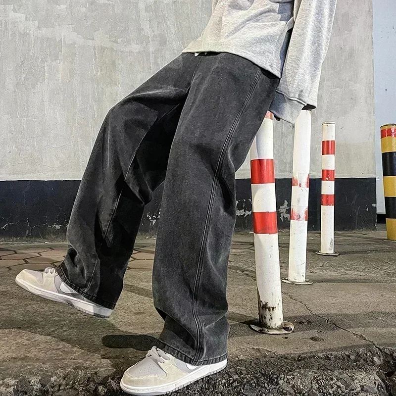 Streetwear Brand Jeans - Nuovi jeans larghi streetwear da uomo