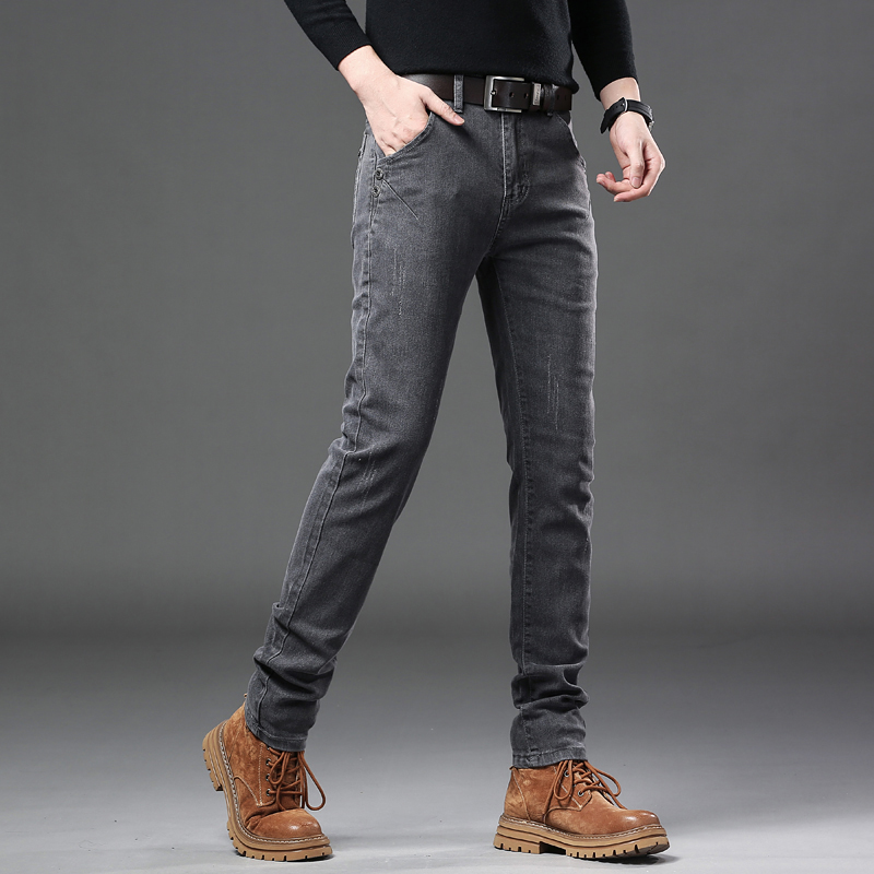 Nuovi jeans slim coreani grigi - Streetwear Brand Jeans recensione e prezzo