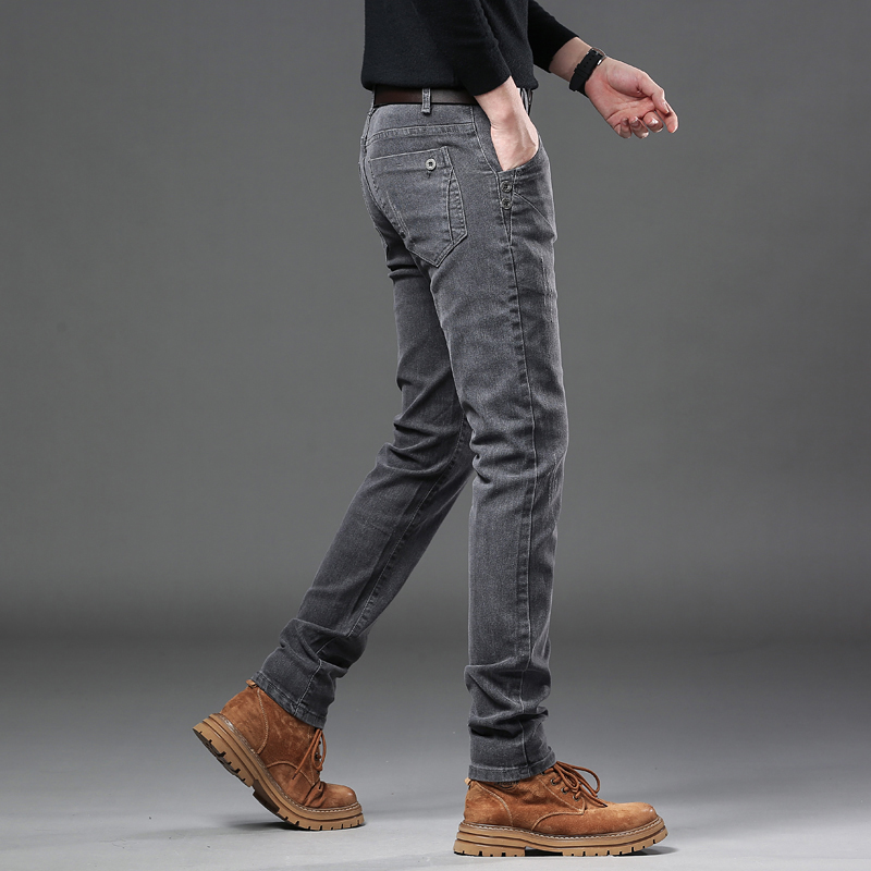 Nuovi jeans slim coreani grigi - Streetwear Brand Jeans recensione e prezzo